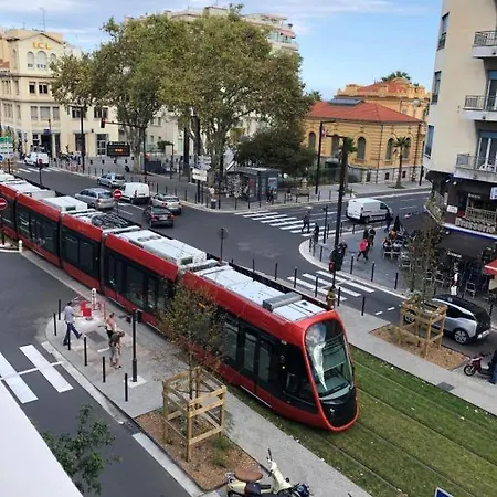 Promenade Des Anglais Avec Terrasse Et Piscine Apartmán