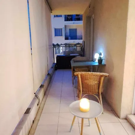 Promenade Des Anglais Avec Terrasse Et Piscine Apartmán Nice